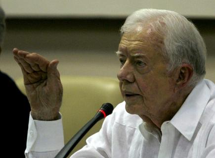 Fidel recibe a James Carter; el ex Presidente de EEUU a favor de liberar a los Cinco