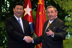 Recibe Raúl Castro a vicepresidente chino