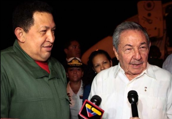 Recibió Raúl a Chávez