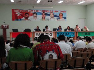 La cuestión del hacer: III Encuentro Juvenil Internacional de Solidaridad con Los Cinco