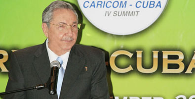 Discurso del General de Ejército Raúl Castro Ruz: Cuba ratifica voluntad de continuar fortaleciendo las relaciones con los países miembros de CARICOM