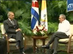Raúl Castro expresa beneplácito por visita de Benedicto XVI (+Video)