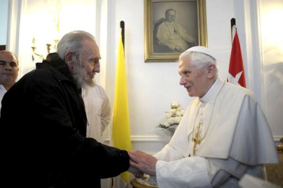 #BenedictoCuba: Muy cordial encuentro del Papa y Fidel, confirma vocero del Vaticano (+ Fotos y Video)