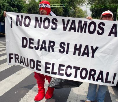 La izquierda mexicana busca pruebas del supuesto fraude electoral