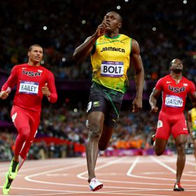 Usain Bolt ilumina Londres