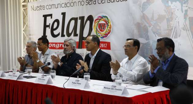 XI Congreso de la Federación Latinoamericana de Periodistas, FELAP, sesiona en Caracas