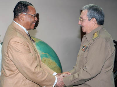 #Cuba Recibió Raúl Castro a Louis Farrakhan