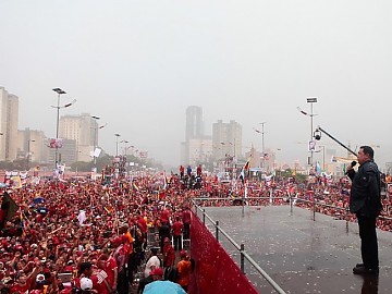 #Venezuela: #Chávez toma Caracas en el cierre de campaña (+Fotos y AUDIO)