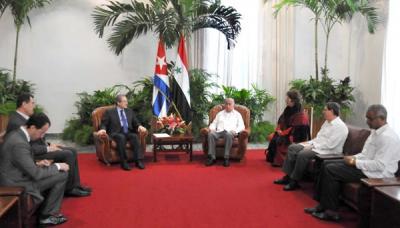 #Cuba Recibe Machado Ventura a Enviado Especial del Presidente sirio