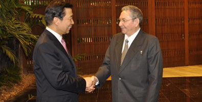 #Cuba Recibió Raúl Castro al Enviado Especial del Secretario General del Partido Comunista de China