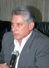 Llegó vicepresidente cubano Miguel Díaz-Canel a Venezuela