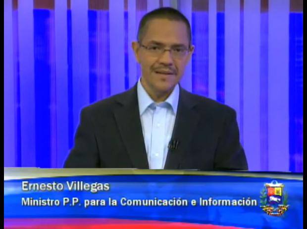 Min. Villegas: Presidente #Chavez está consciente y en comunicación con su equipo político (+Comunicado)