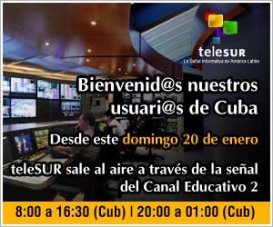 @teleSURtv ampliará sus transmisiones en #Cuba en señal abierta