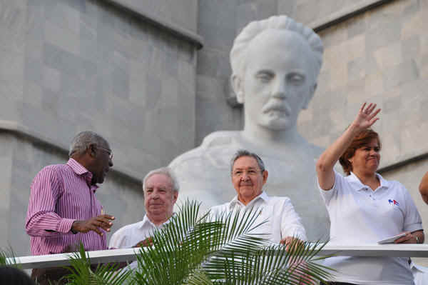 Presidió Raúl Castro festejo por el #1Mayo en la Habana, #Cuba