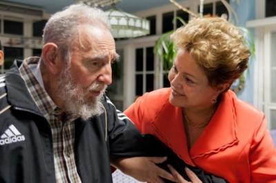 #Cuba Sostuvo Fidel Castro encuentros con Dilma Rousseff y Portia Simpson