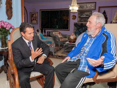 #Cuba Sostuvo encuentro Fidel con el Presidente de México