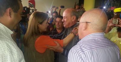 #Cuba Visitó Olga Tañon estudios centrales de la Radio y la TV