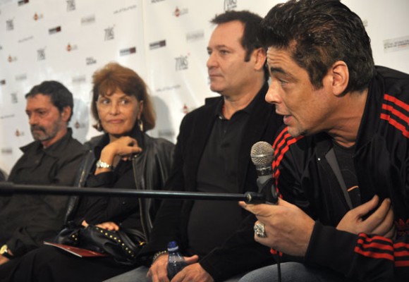 Benicio del Toro en la presentación de 